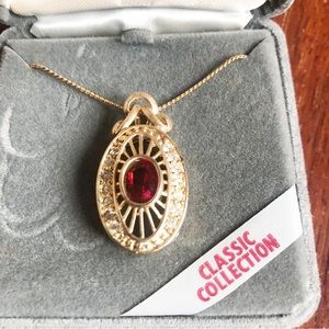 Giovanni Austrian Crystal Vintage Necklace